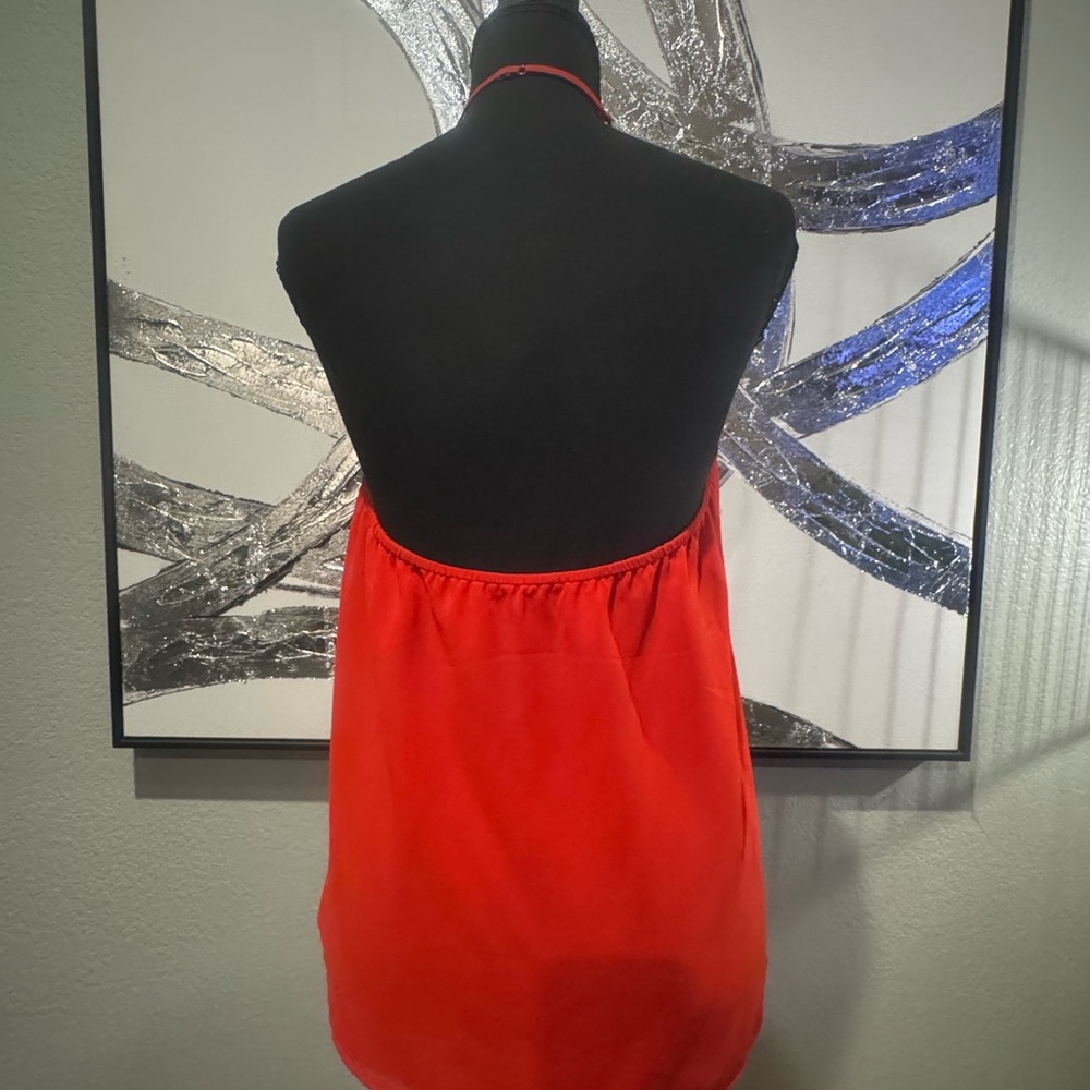 Naked Zebra Vibrant Red Camisole Top - Picture 3 of 5
